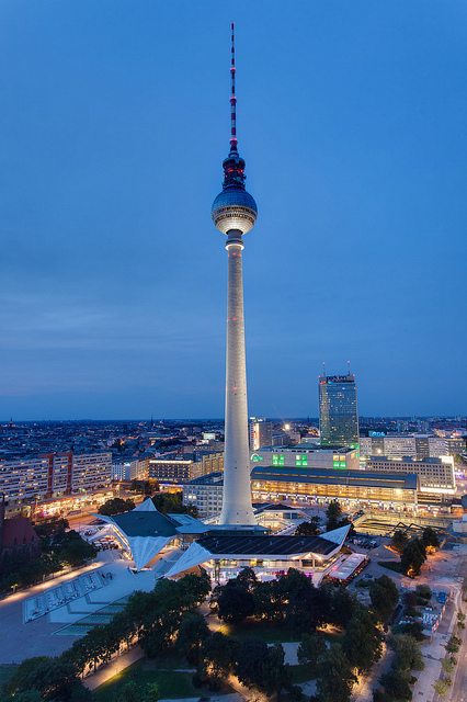 A torre da TV @visitberlin foto: Wolfgang Scholvien
